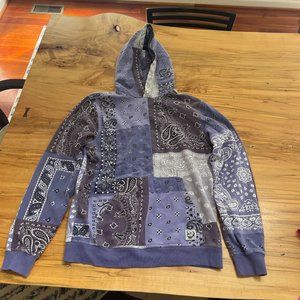 Bandana patchwork hoodie
